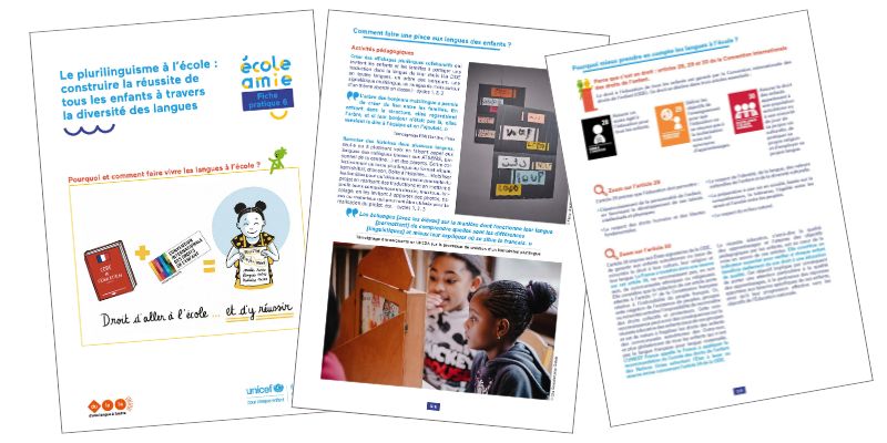 livret plurilinguisme UNICEF DULALA